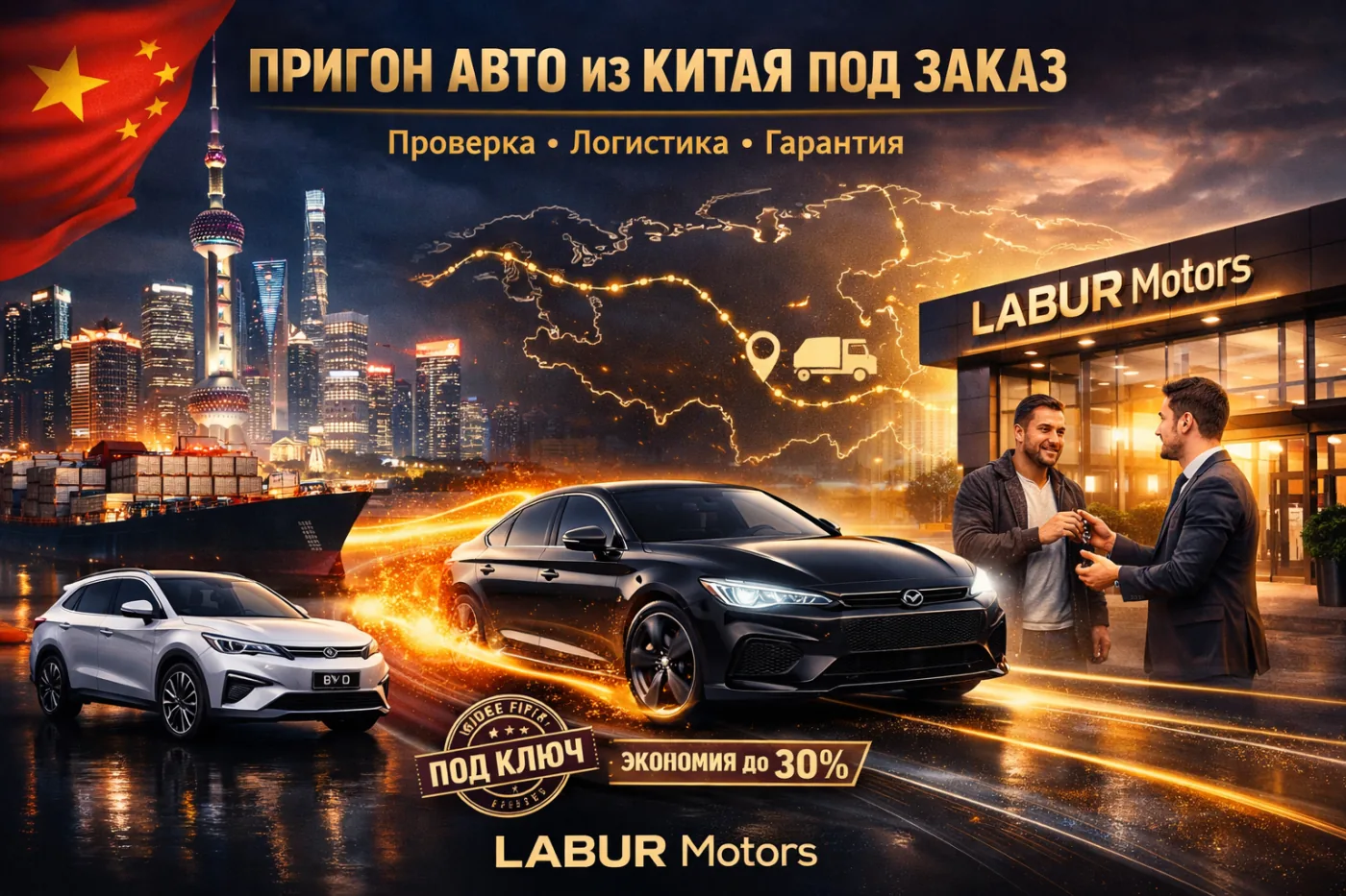 Презентация подбора автомобилей из Китая LABUR Motors